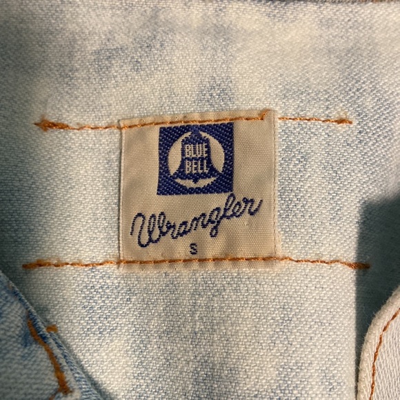 wrangler vintage (Blue Bell ) Trevor denim jacket size small - Picture 4 of 15